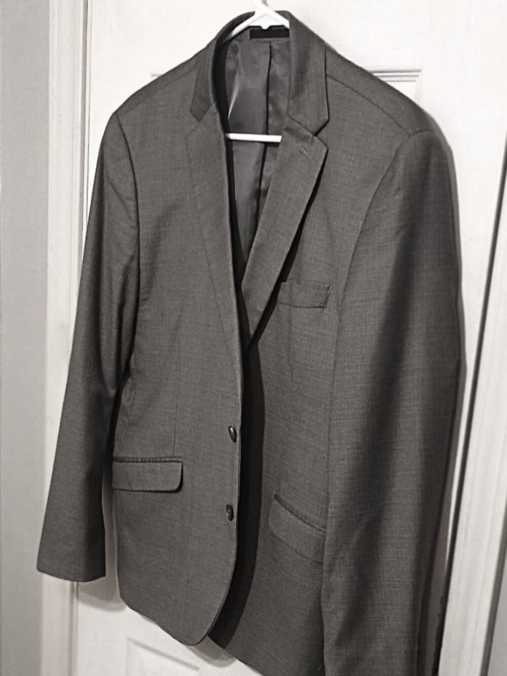 Kenneth Cole Reaction Men Light Gray Blazer  42S